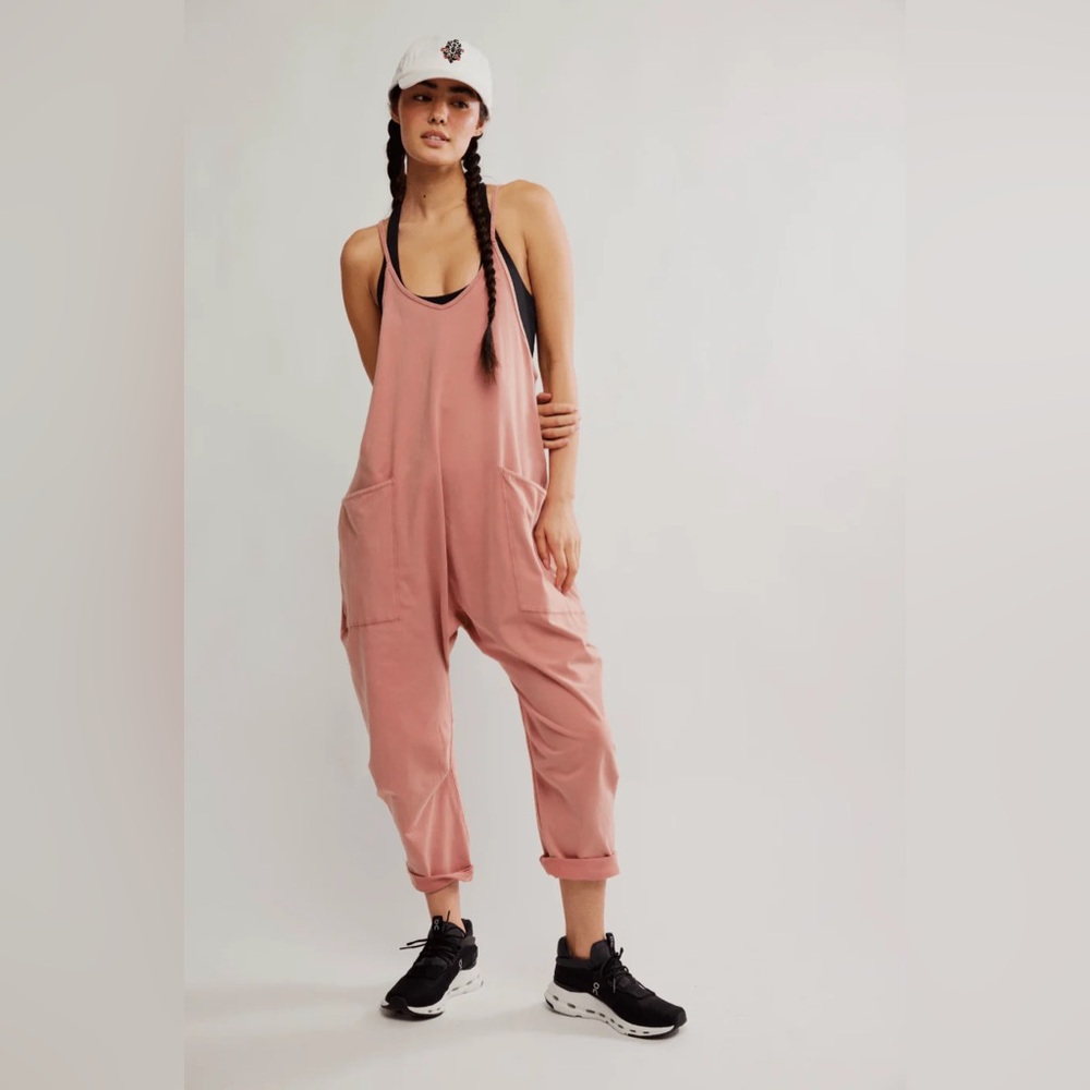 FP MOVEMENT Hot Shot Onesie Petal Pink NWT